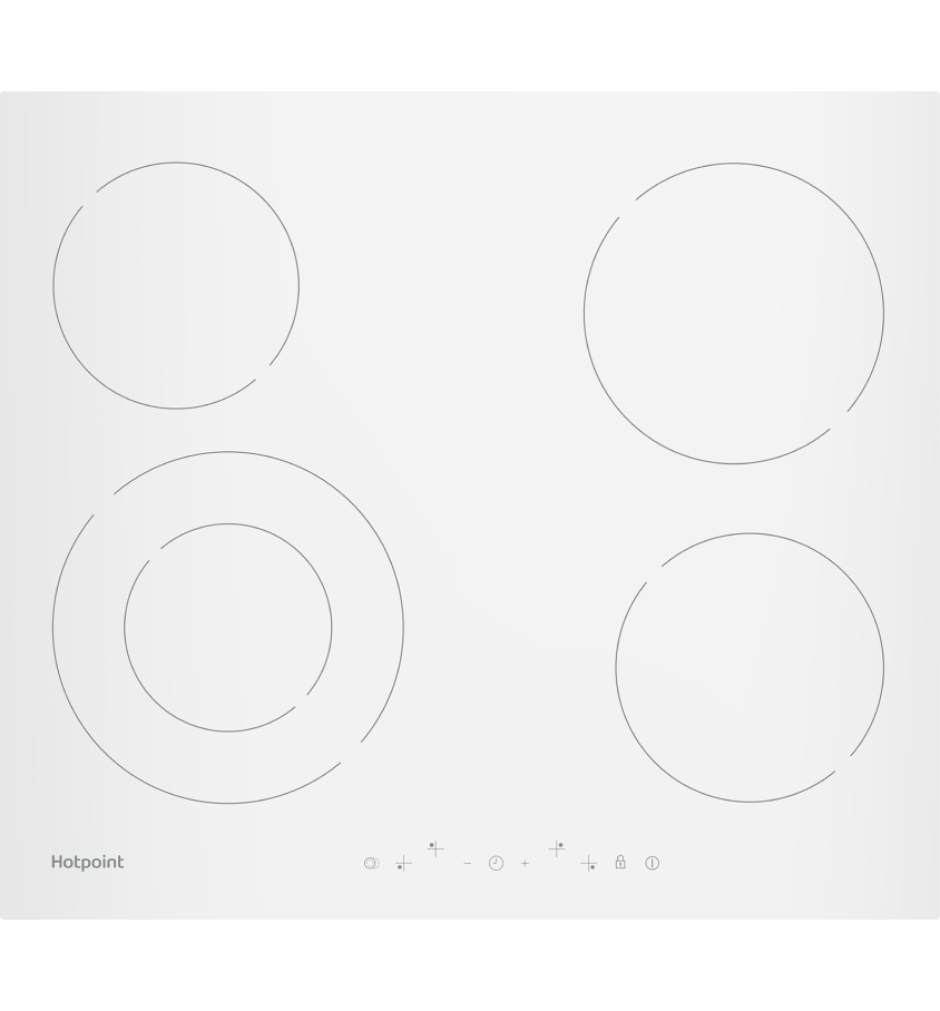 Электрическая варочная панель Hotpoint HR 6T2 C WH - рис.1