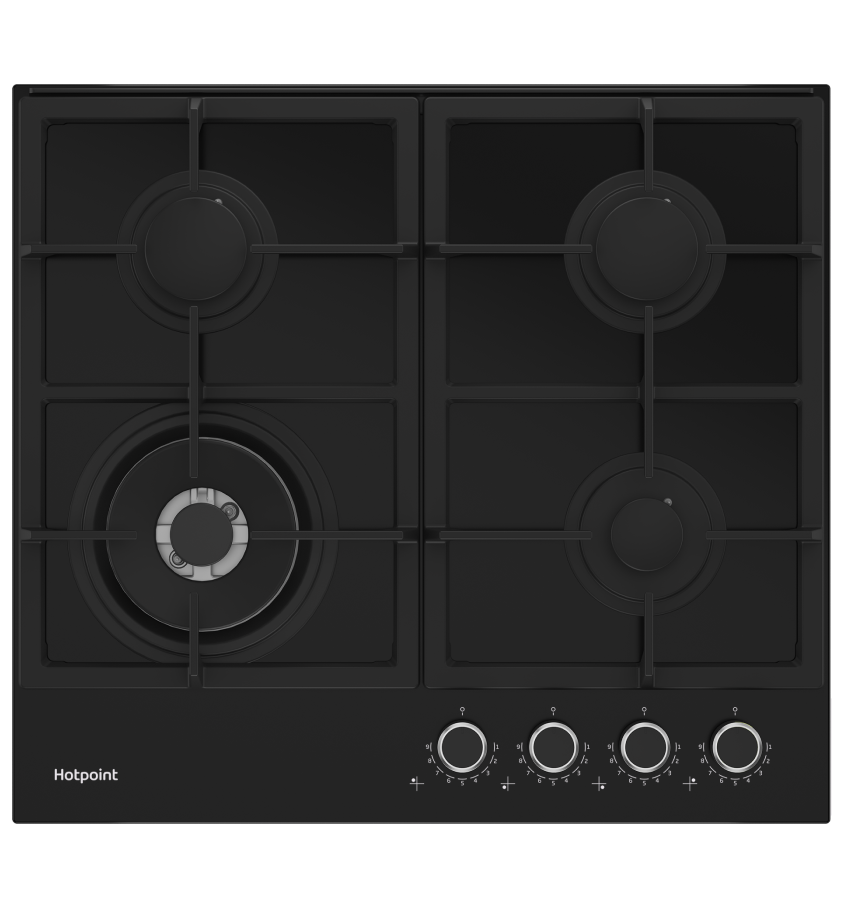 Газовая варочная панель Hotpoint HGS 62F/BK - рис.1